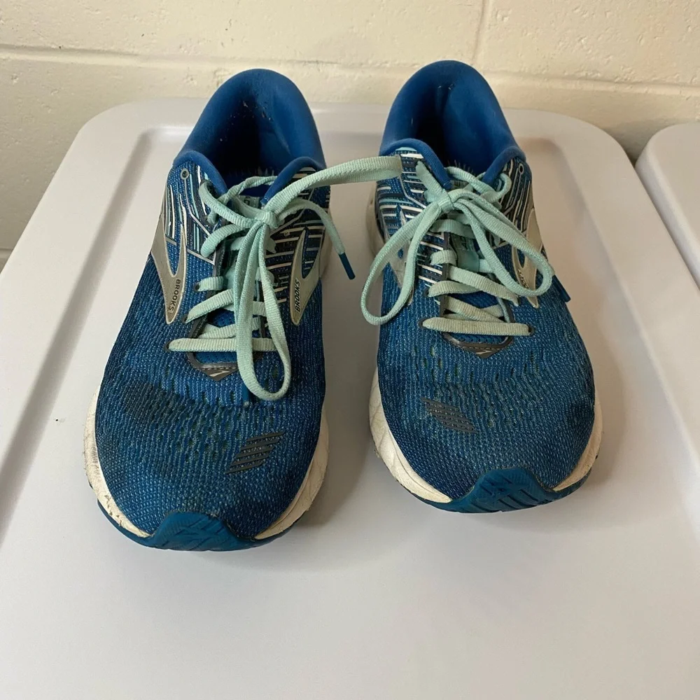 Brooks Women’s Adrenaline GTS 19 Blue Running Shoes Size 10